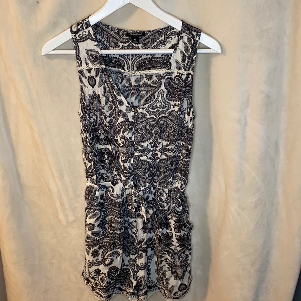 Lucky Brand | Paisley Print Romper XS